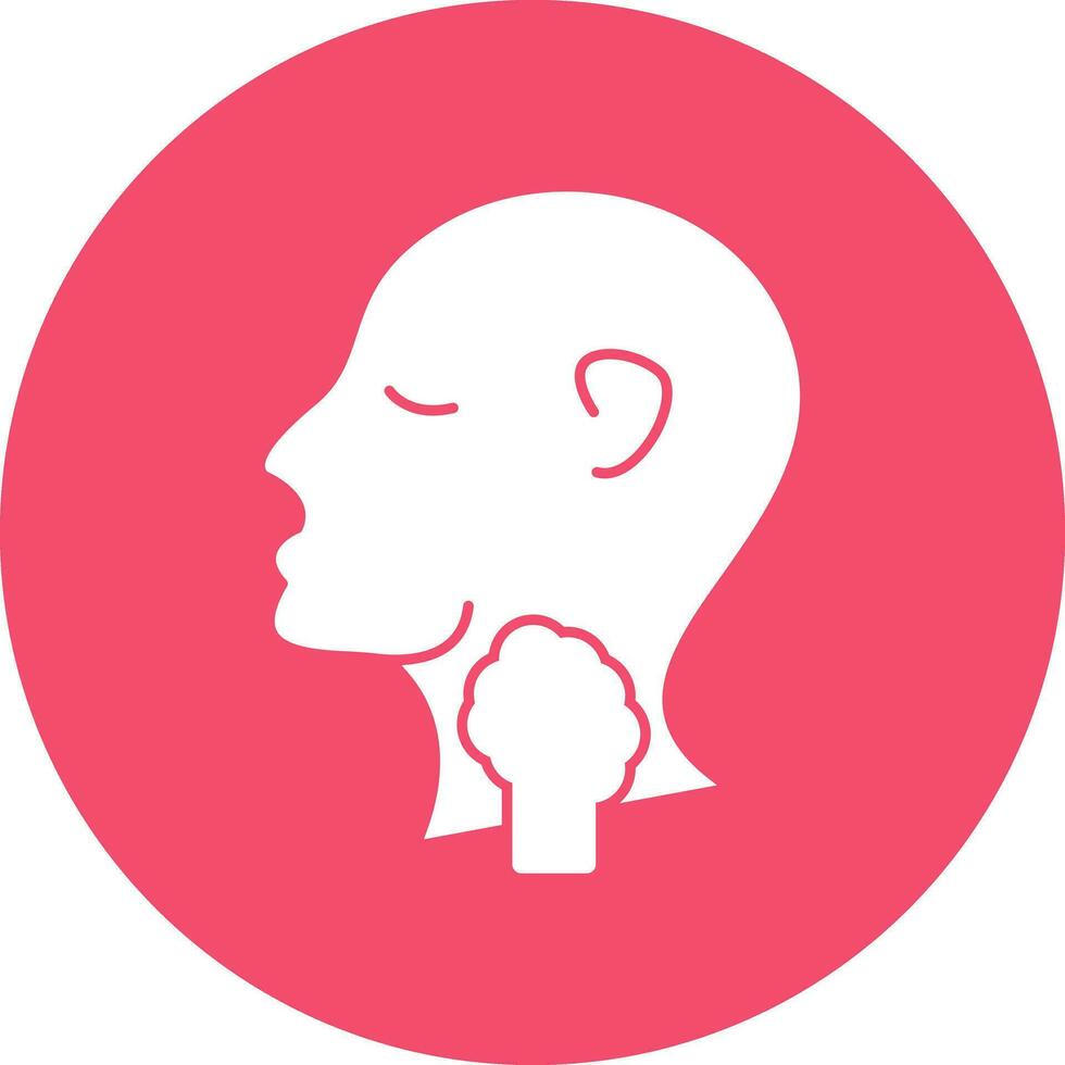 Thyroid Vector Icon Design