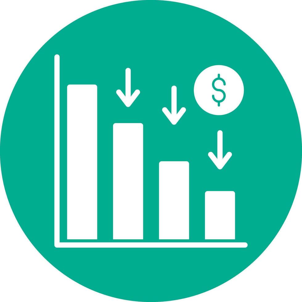 Loss Vector Icon Design
