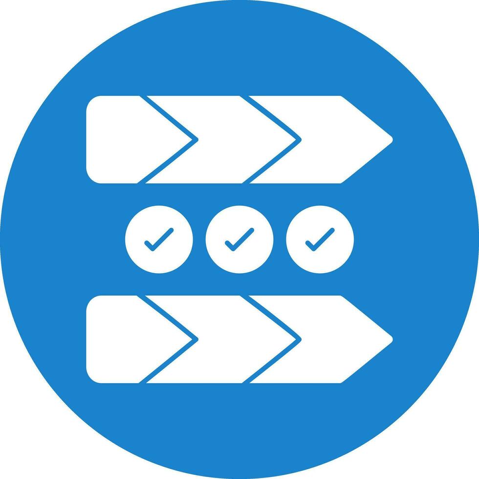 Value chain Vector Icon Design