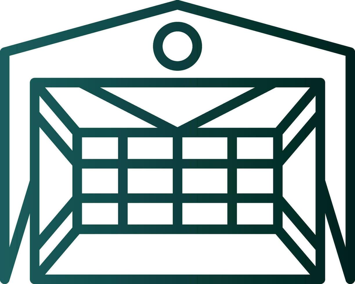 Goal post Vector Icon Design
