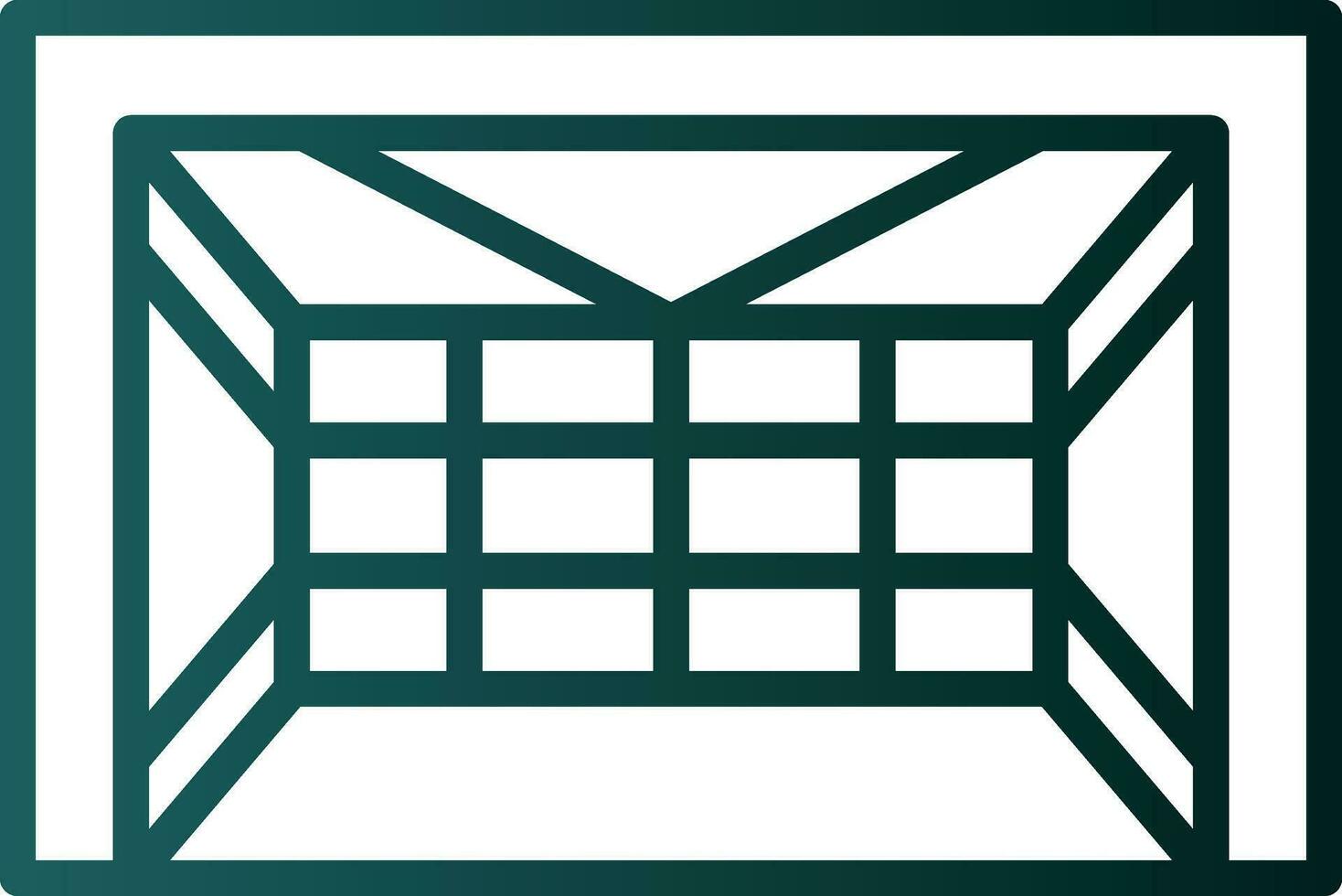 Goal box Vector Icon Design
