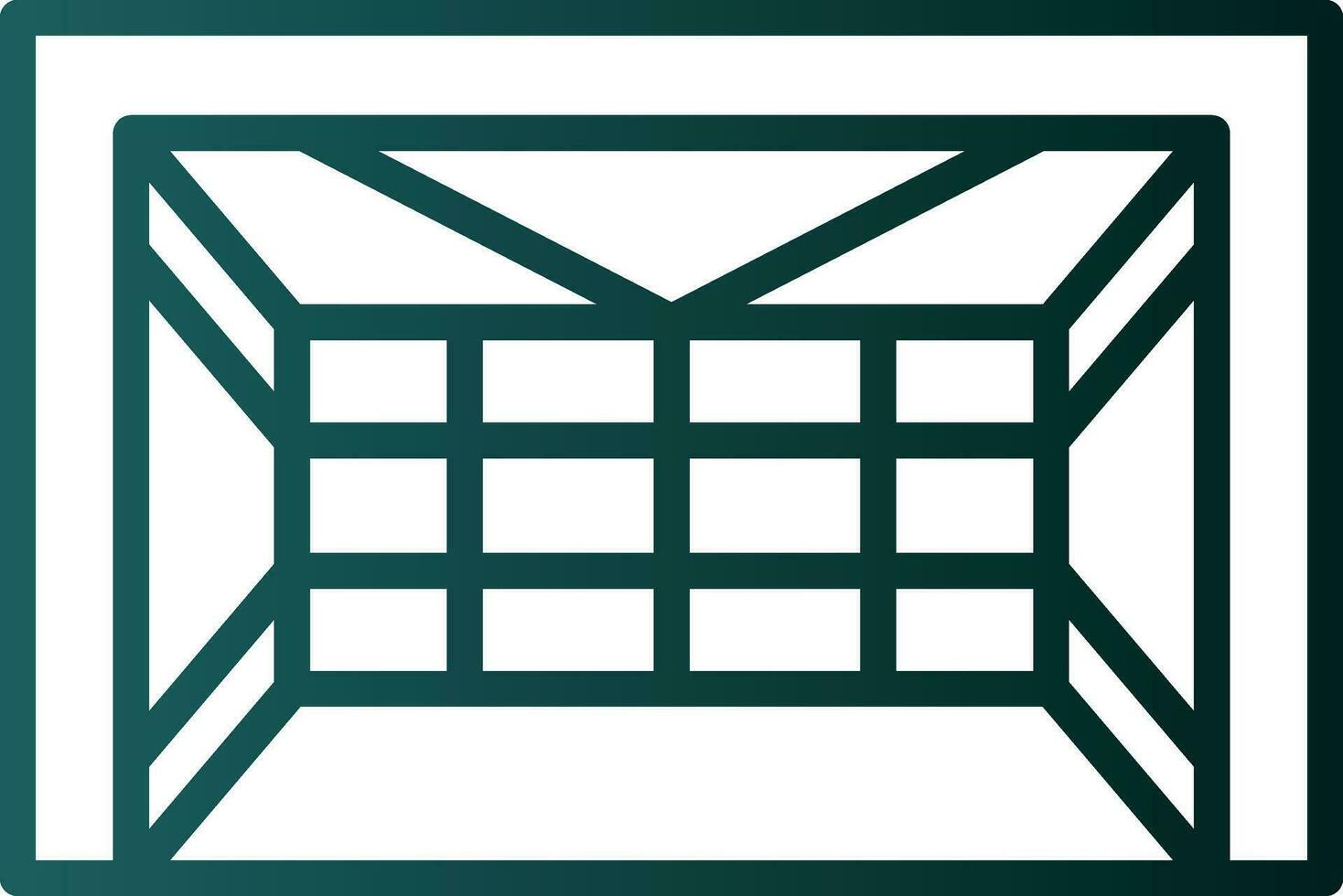 Goal box Vector Icon Design