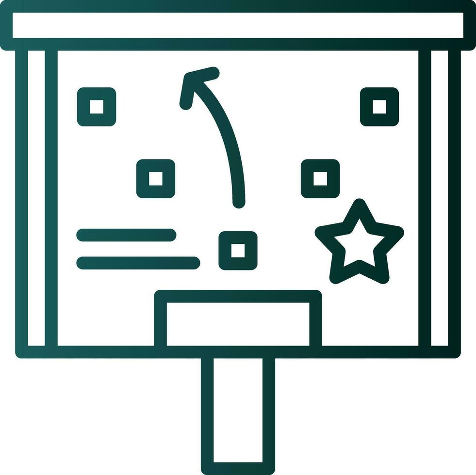 Presentation Vector Icon Design
