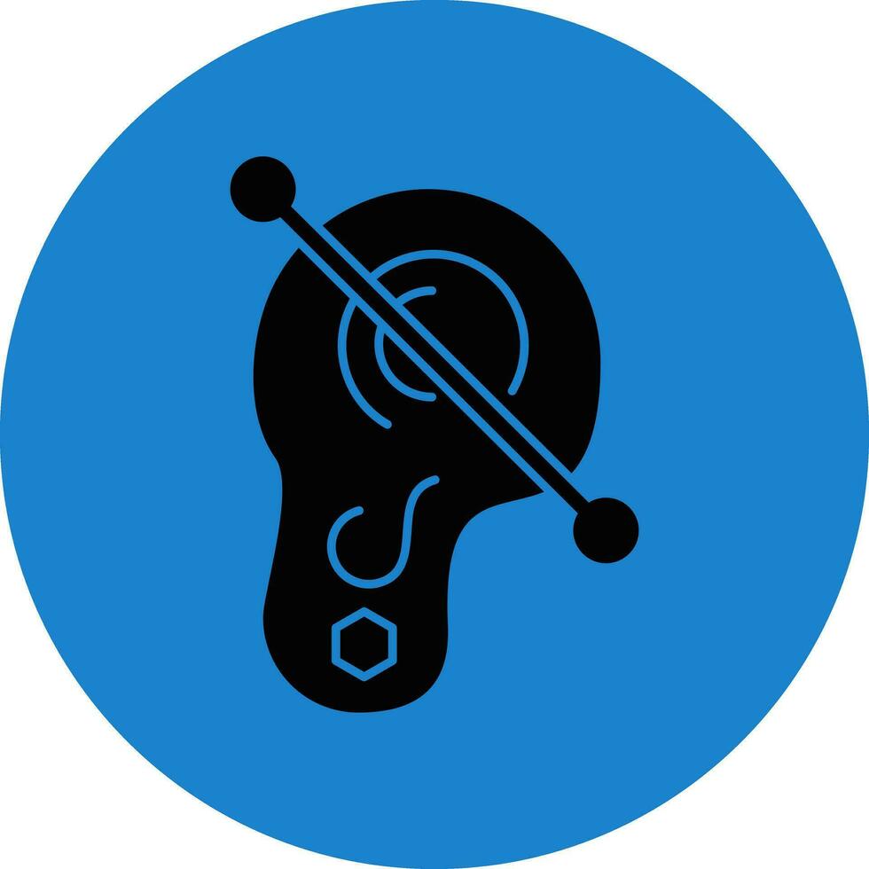 Percing line Vector Icon Design