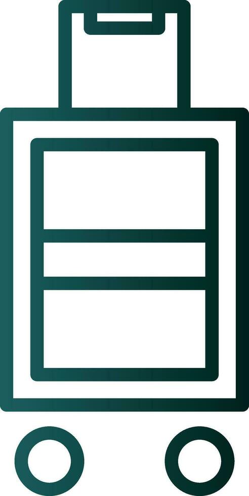 Luggage Vector Icon Design