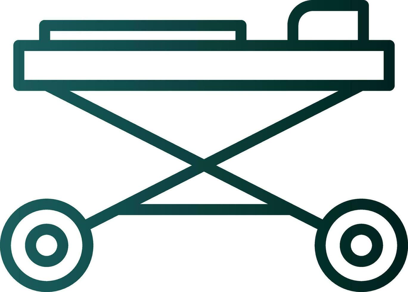 Stretcher Vector Icon Design