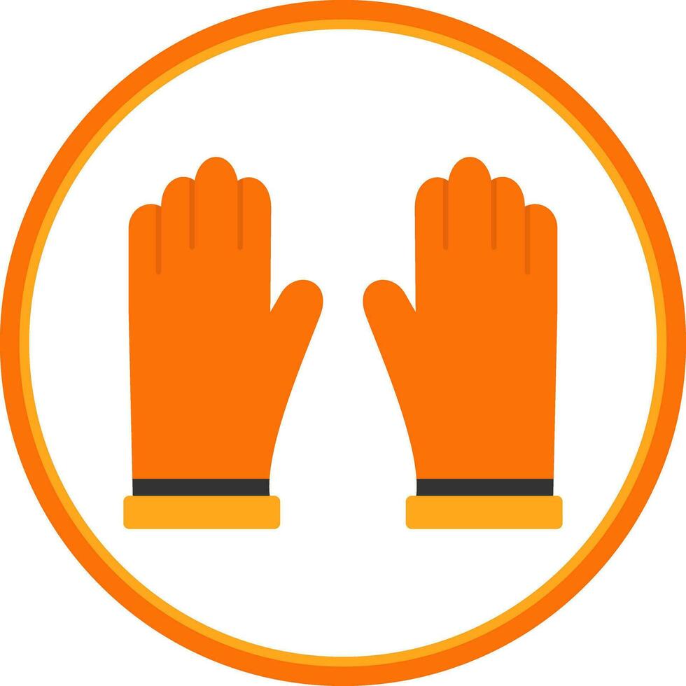 Gloves Vector Icon Design