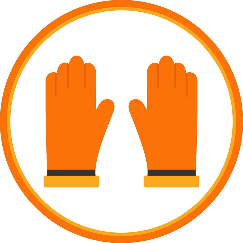 Gloves Vector Icon Design