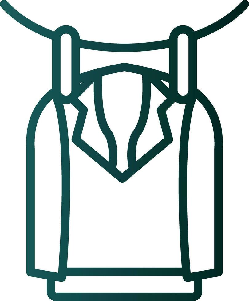 diseño de icono de vector de ropa limpia