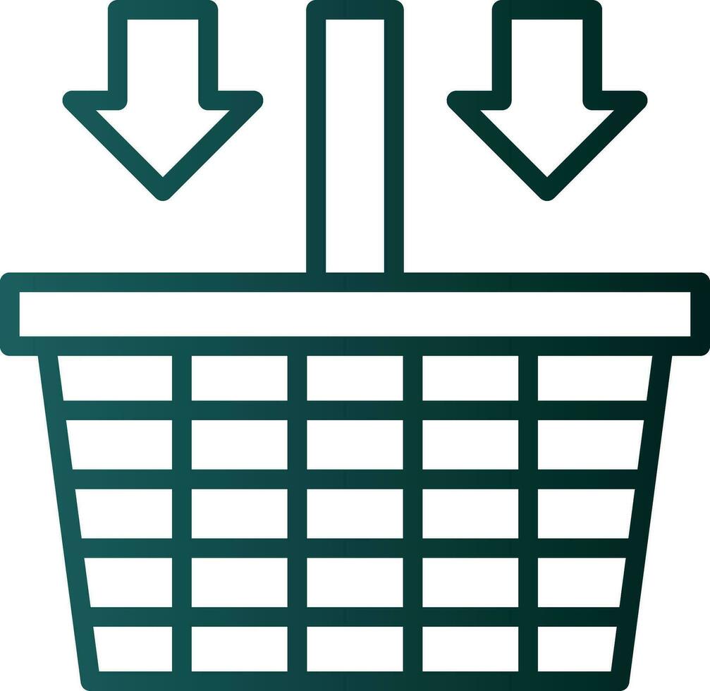 Shopping basket Vector Icon Design