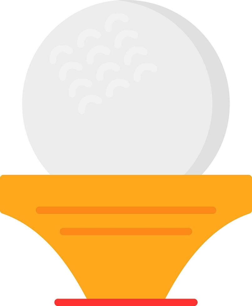 diseño de icono de vector de pelota de golf