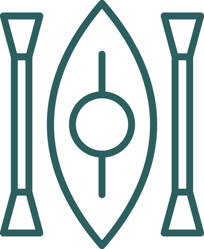 Kayak Vector Icon Design