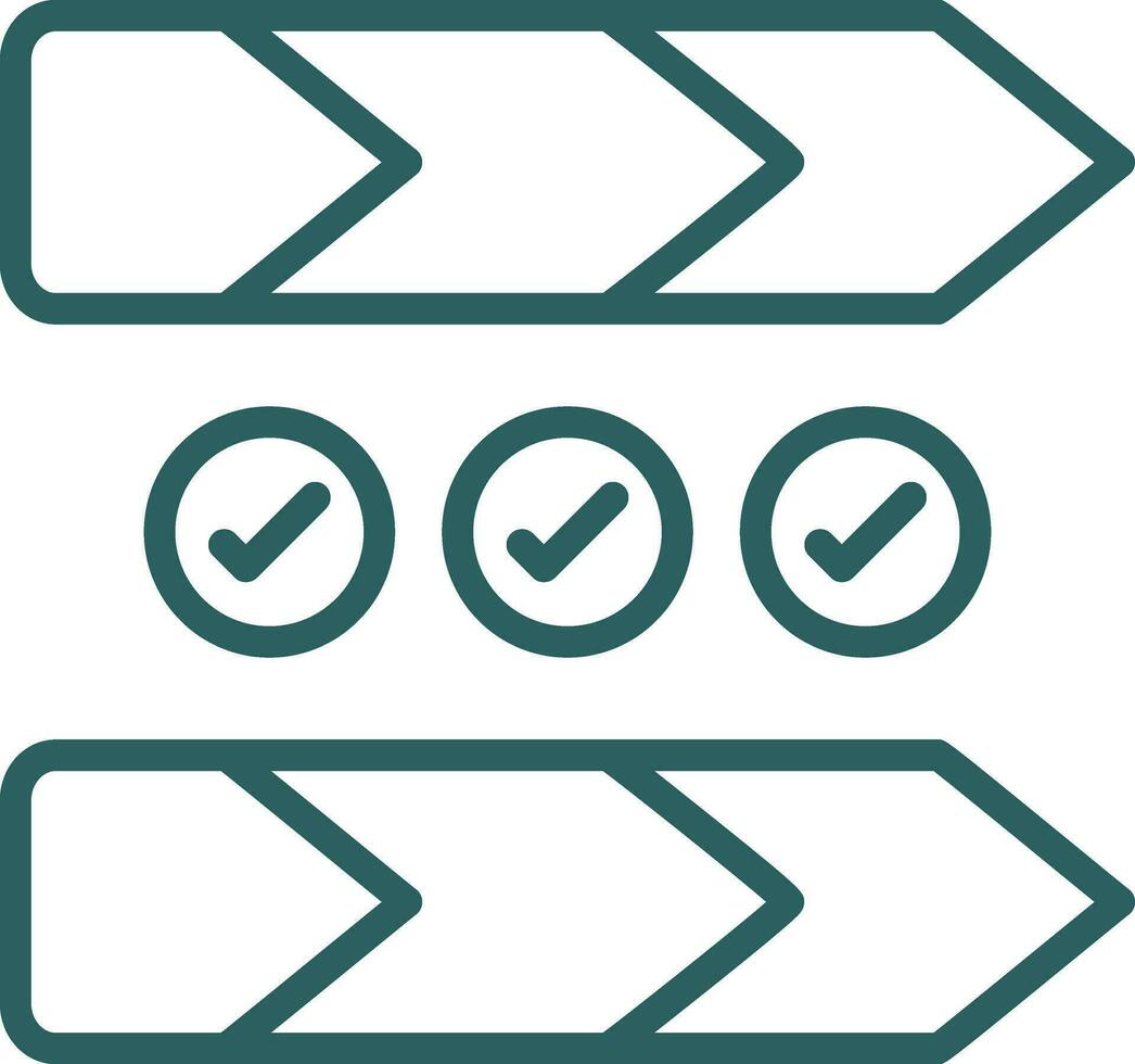Value chain Vector Icon Design
