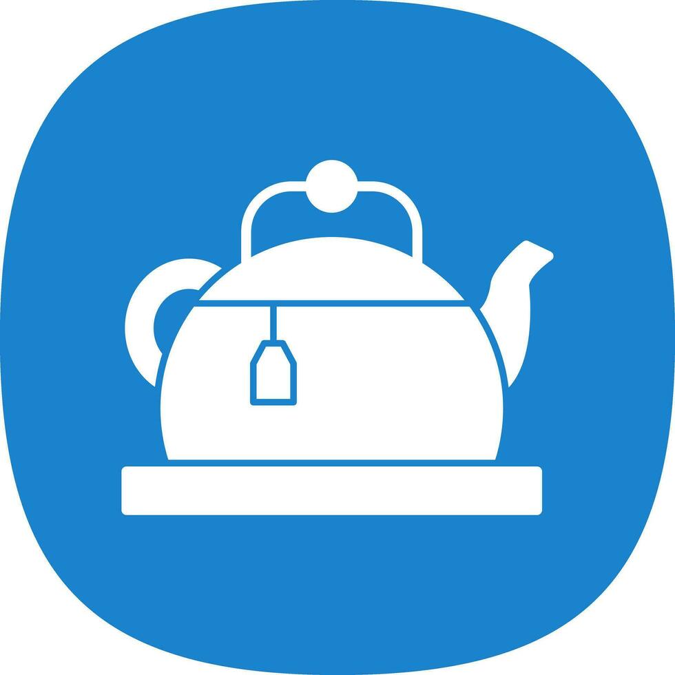 Teapot Vector Icon Design