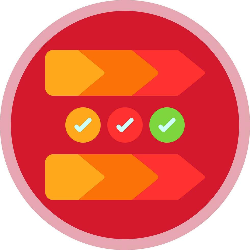 Value chain Vector Icon Design