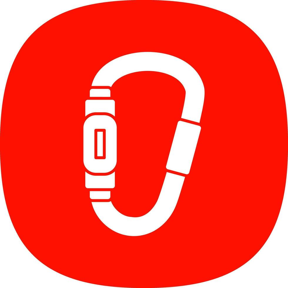 Carabiner Vector Icon Design