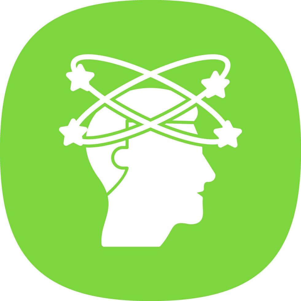 Dizziness Vector Icon Design