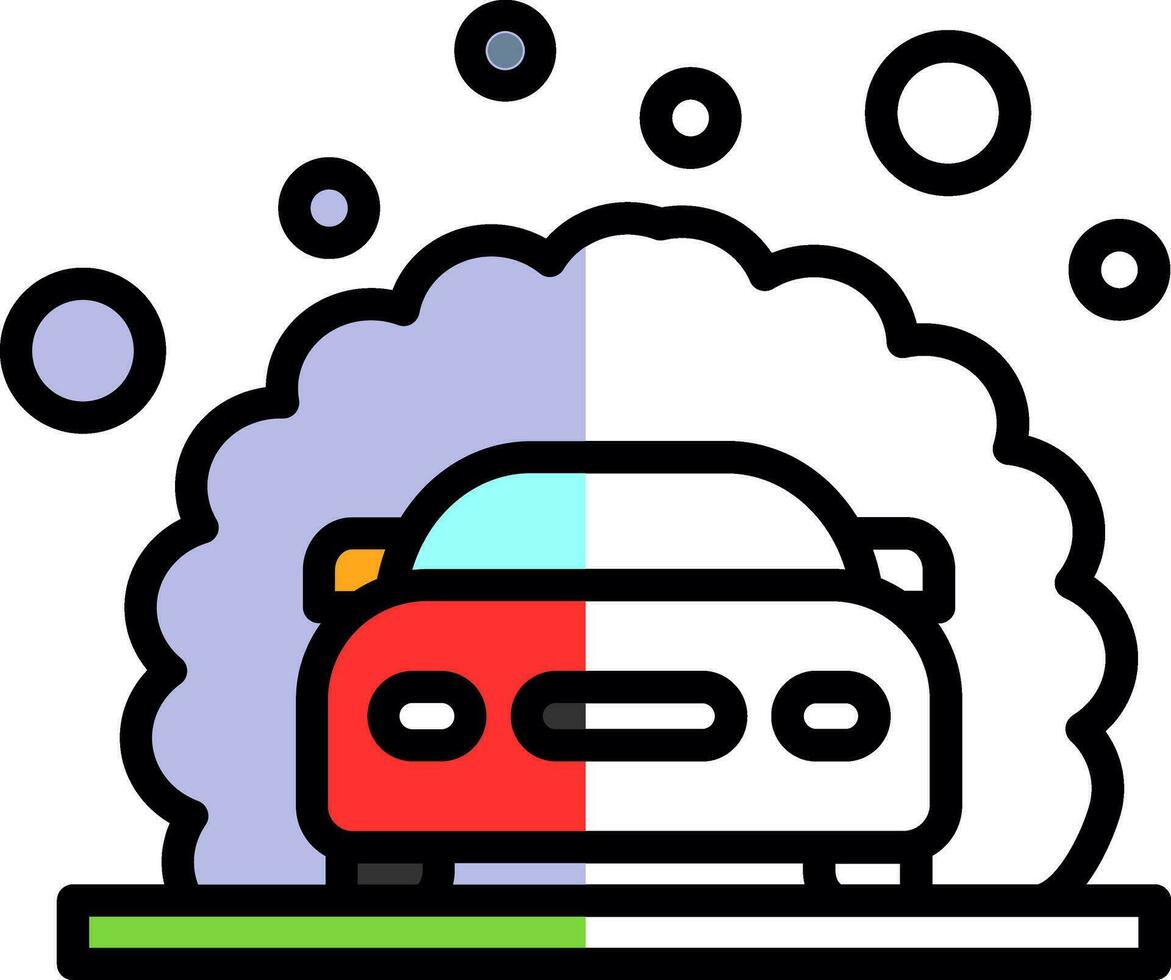 Carwash Vector Icon Design