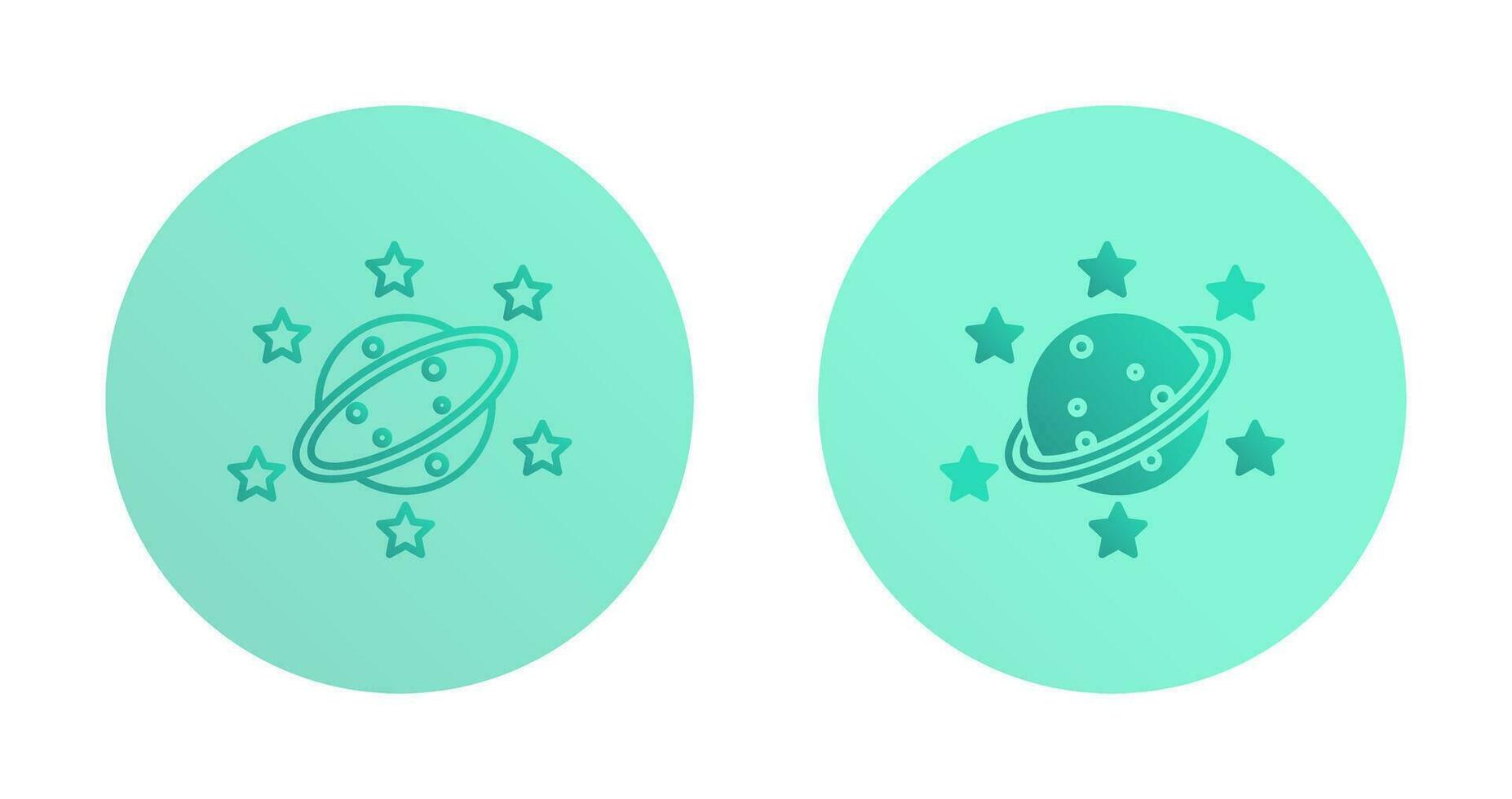 Saturn Vector Icon