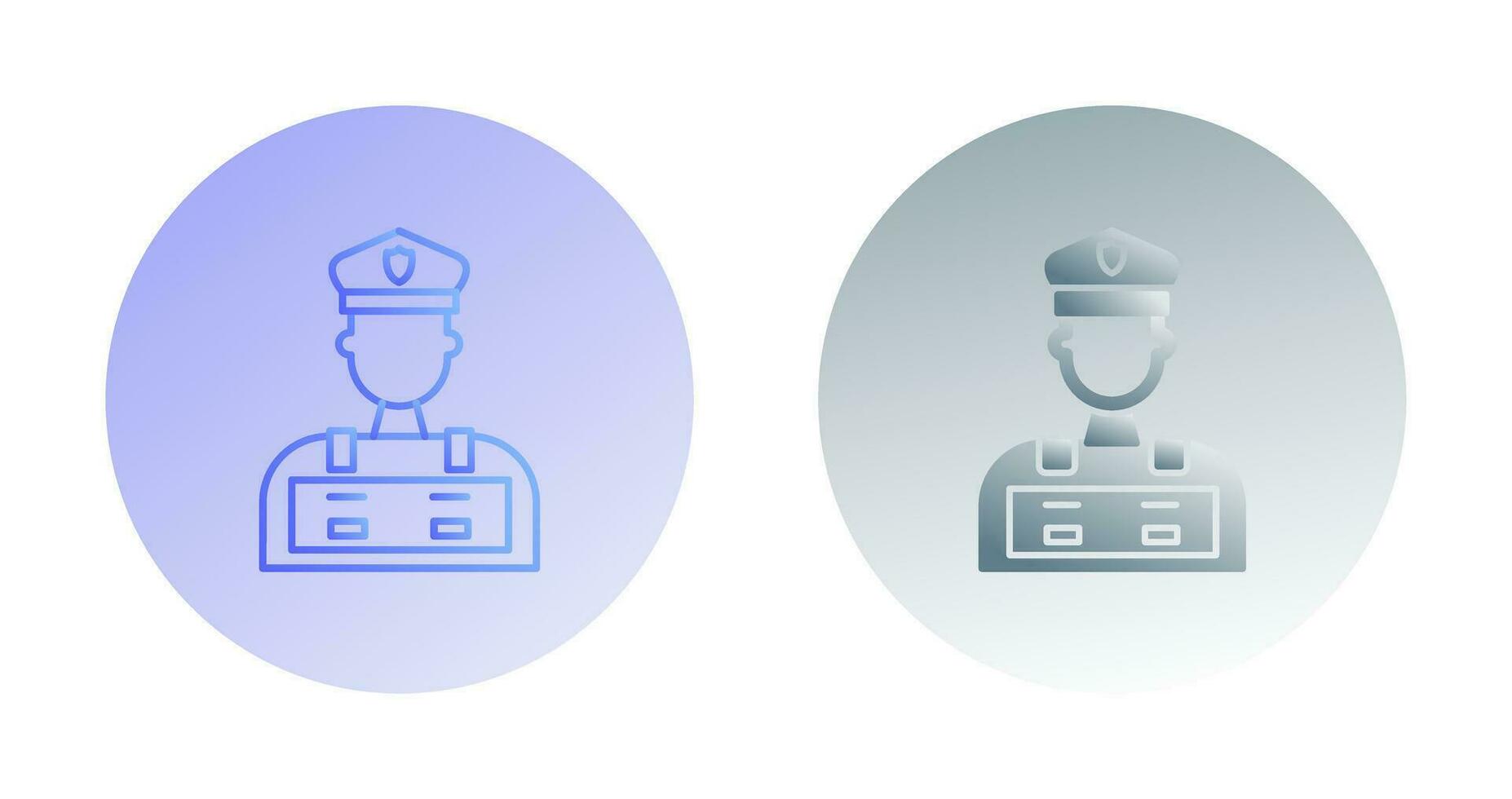 Police Man Vector Icon