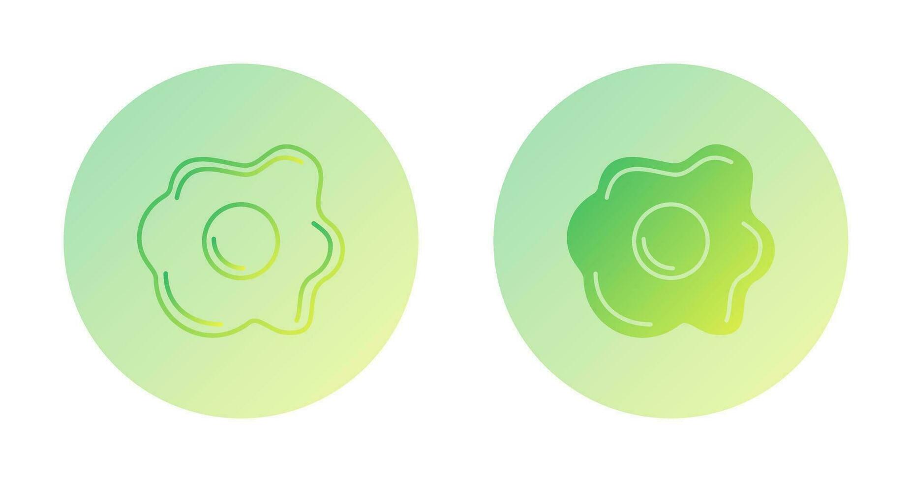 Fried egg Vector Icon