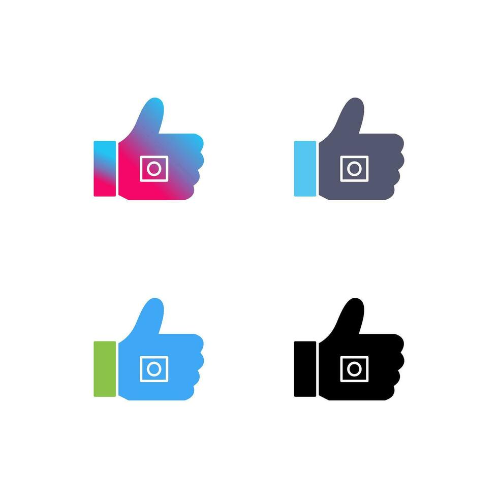 Unique Like Marketing Vector Icon