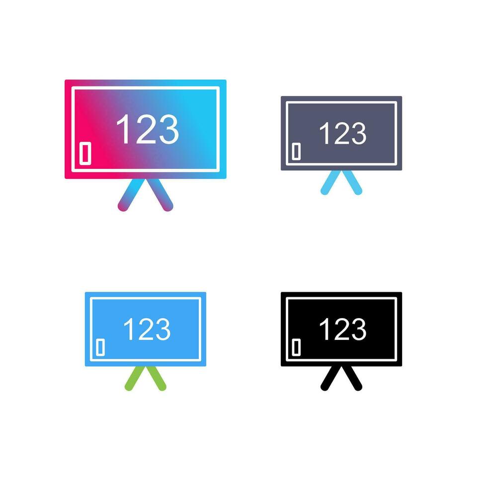 Unique Classroom Board Vector Icon