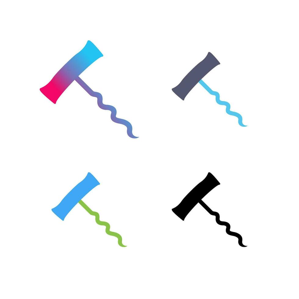 Unique Corkscrew Vector Icon