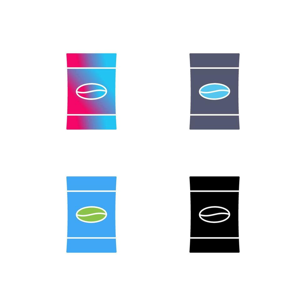 Coffee Packets Vector Icon