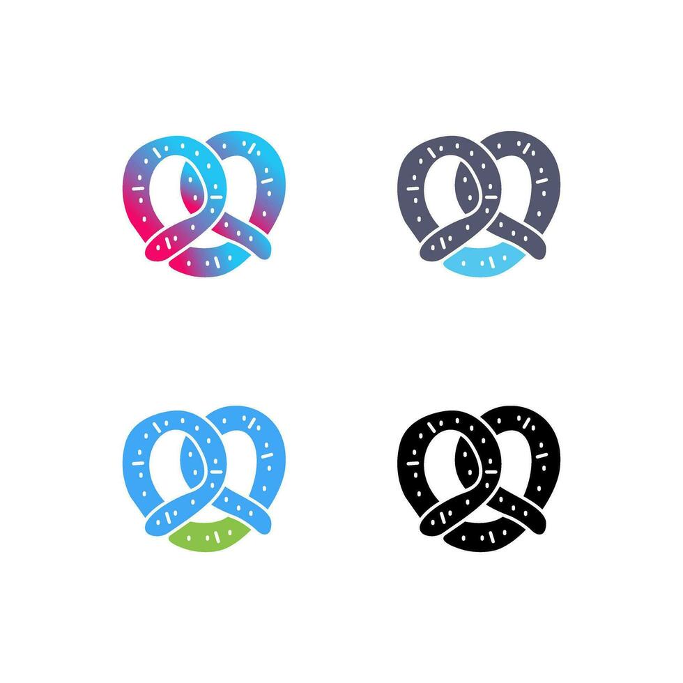 Pretzel Vector Icon