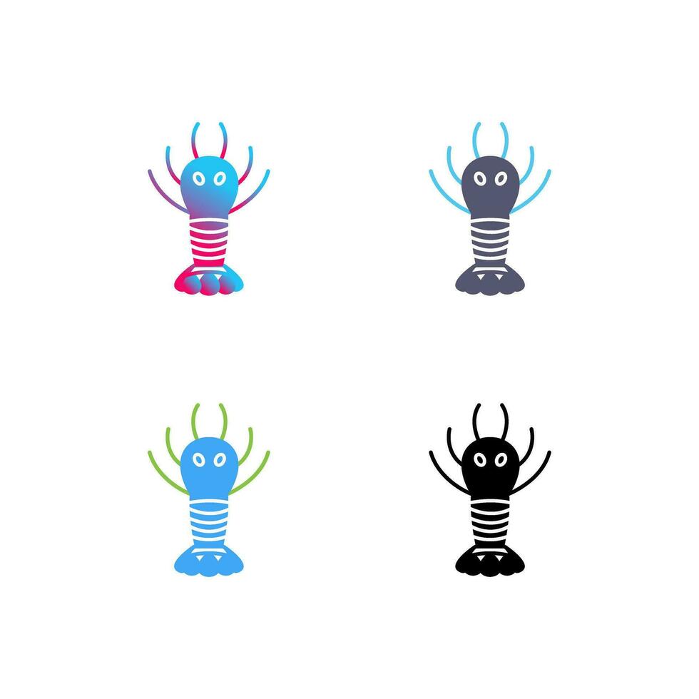 Lobster Vector Icon