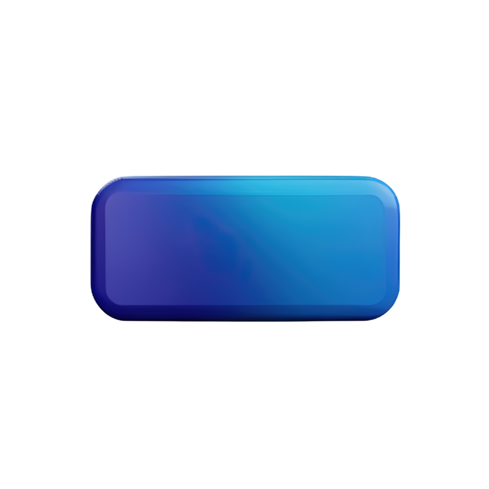 rectangle Button 3d element png