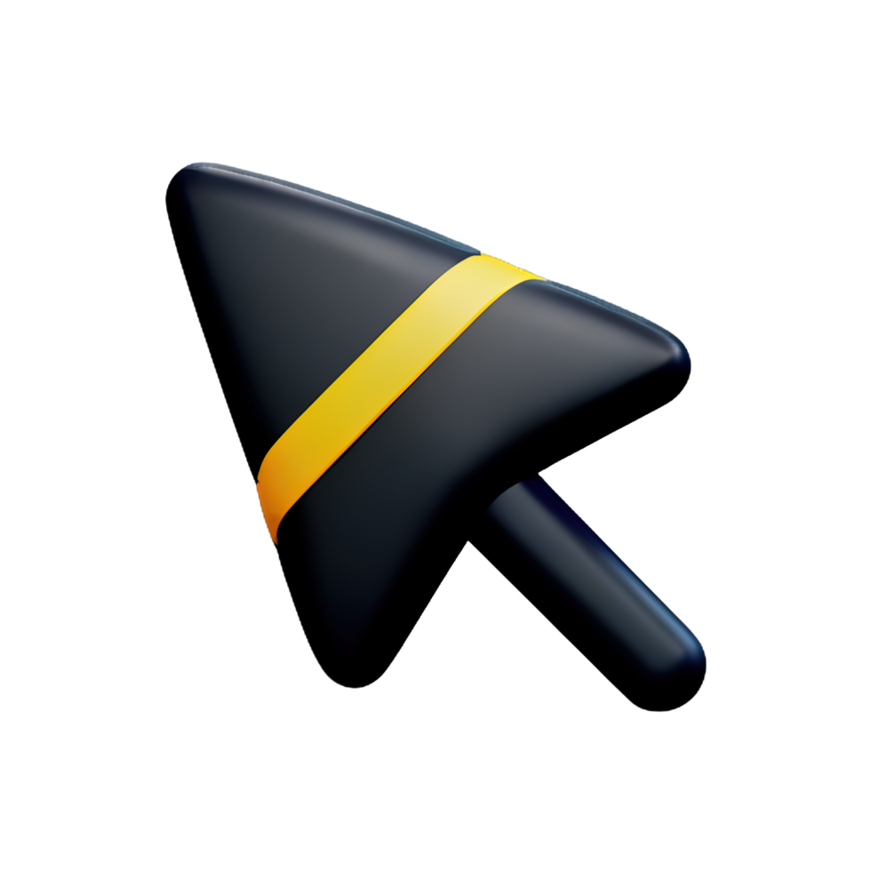 Cursor 3d element png