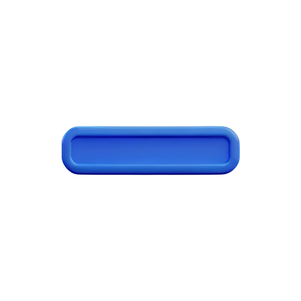 rectángulo botón 3d elemento png