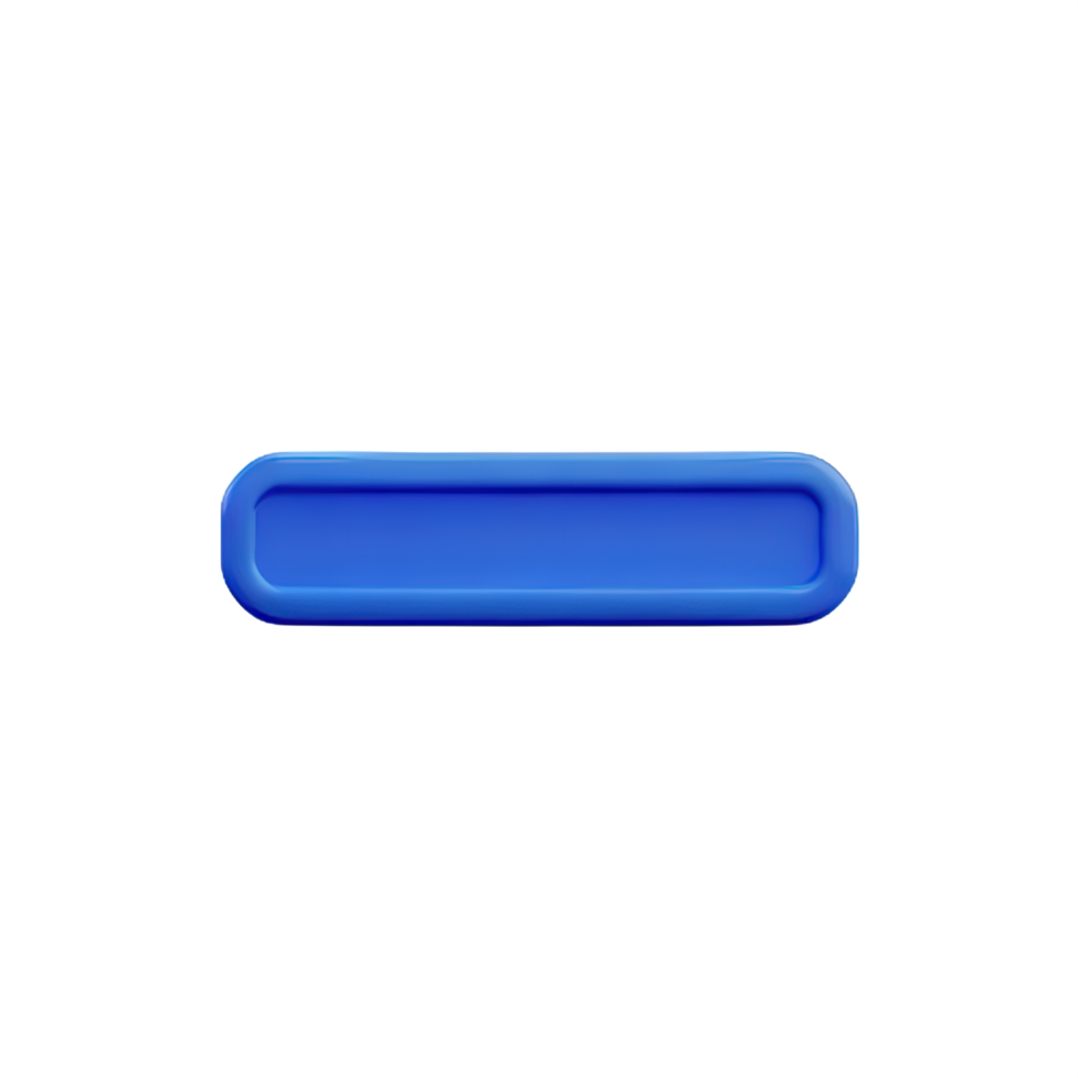 rectangle Button 3d element png