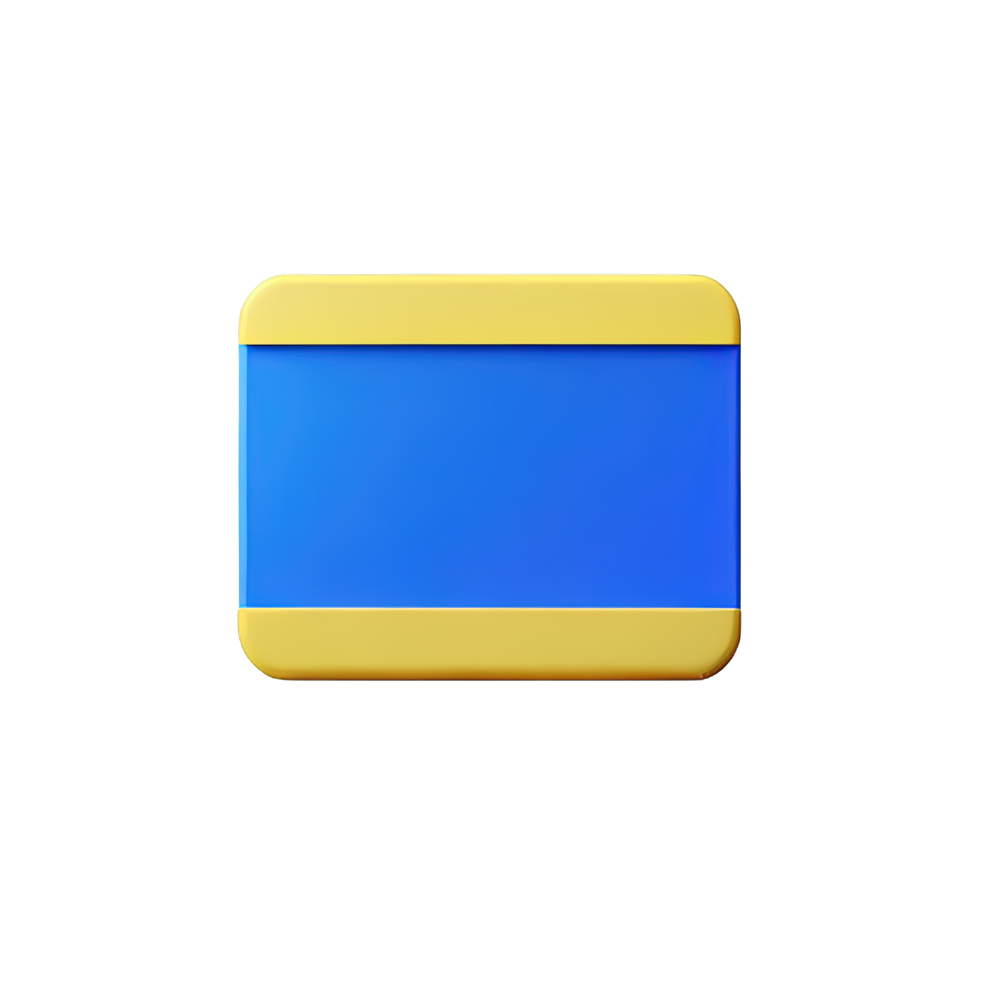 rectangle Button 3d element 25208421 PNG