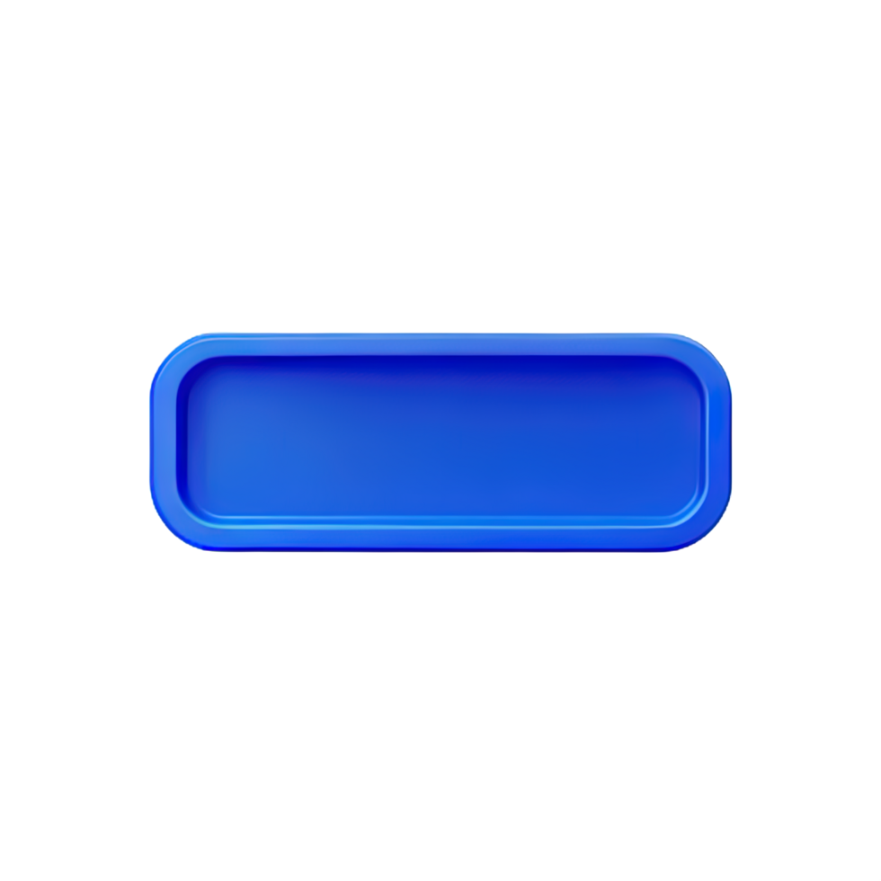 rectangle Button 3d element png