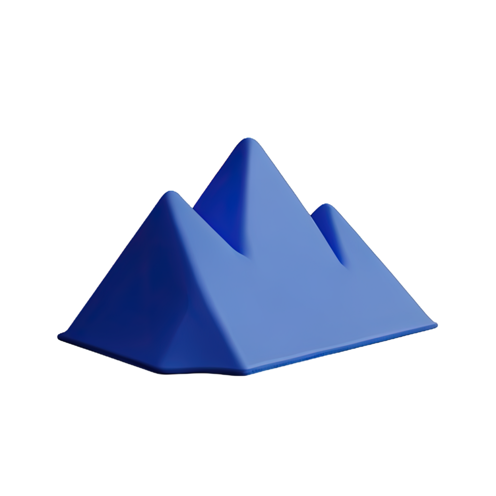 Mountain 3D Illustration png