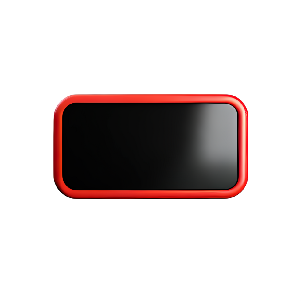 rectangle Button 3d element png