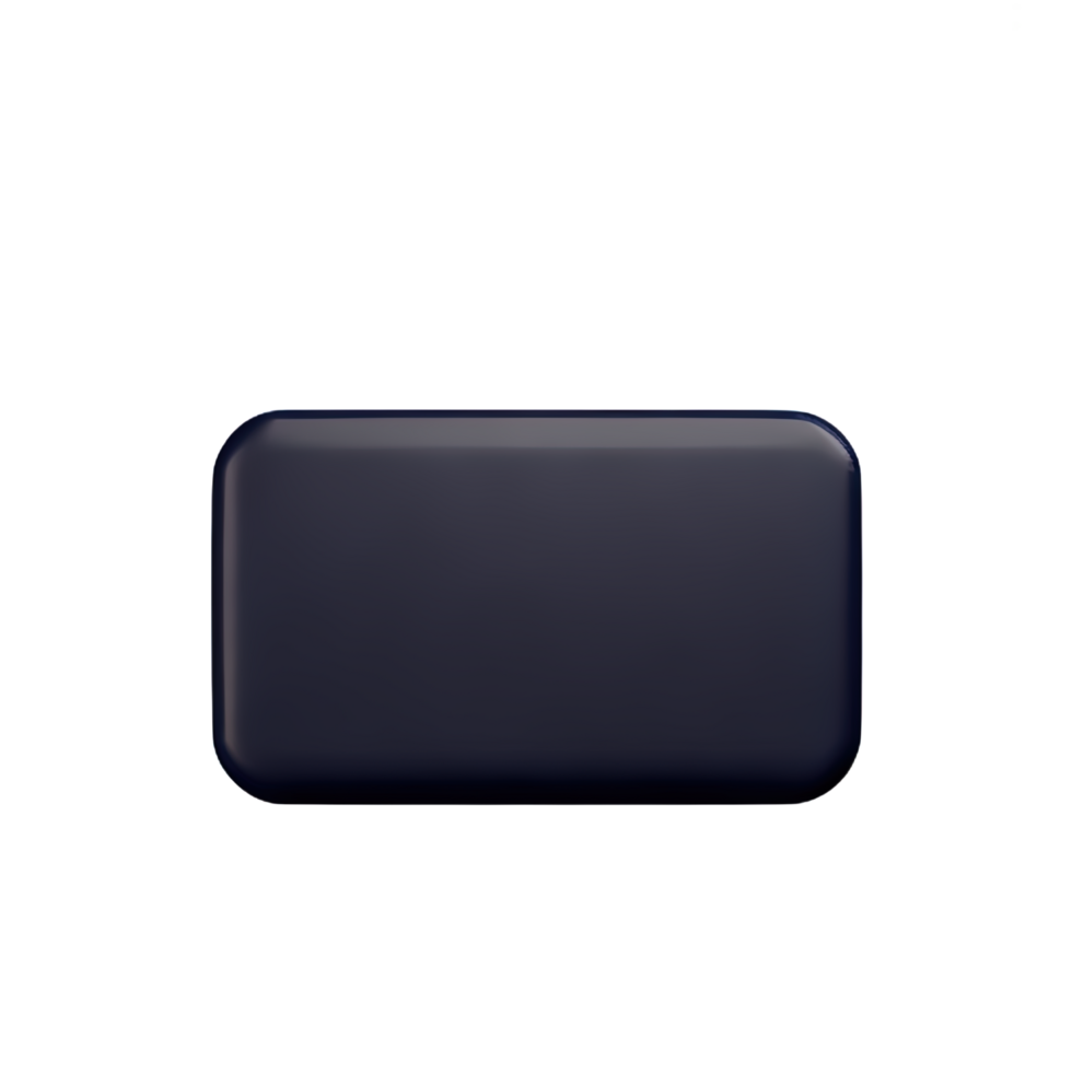 rectangle Button 3d element png