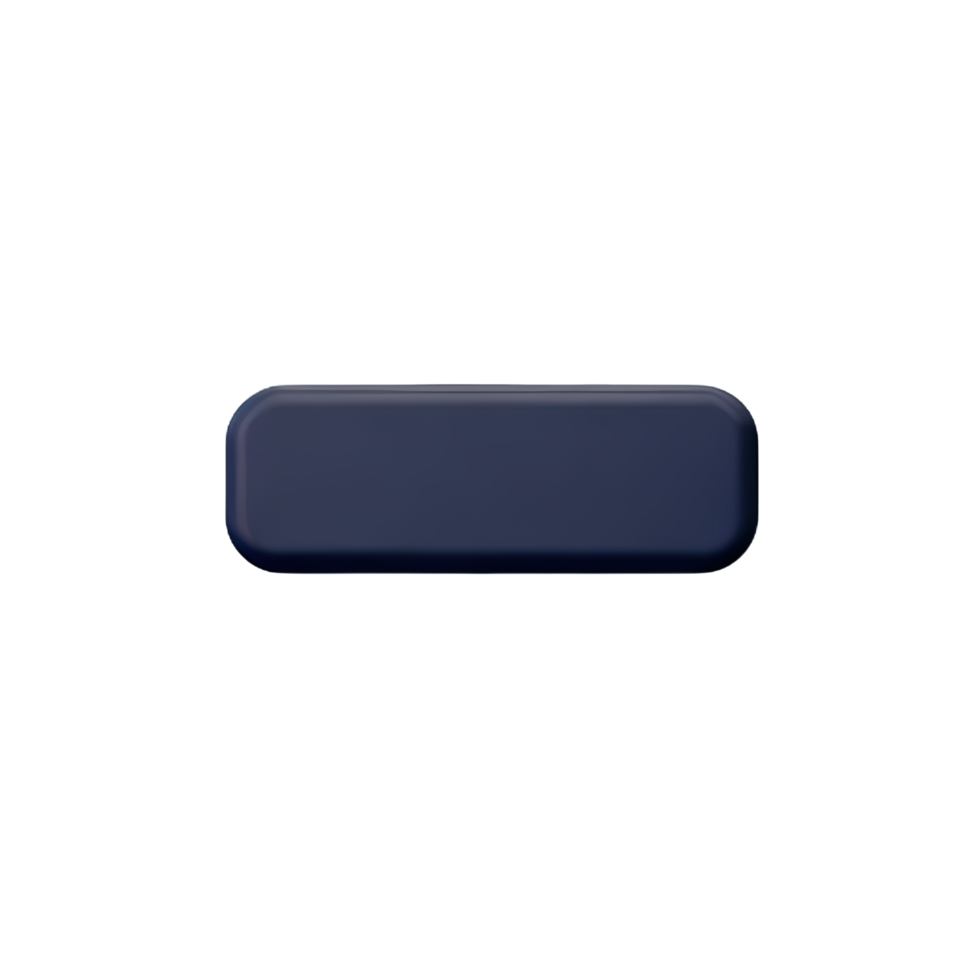 rectangle Button 3d element png