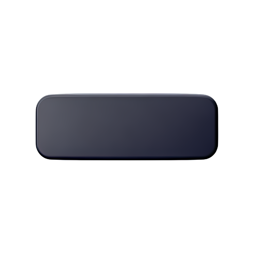 rectangle Button 3d element png