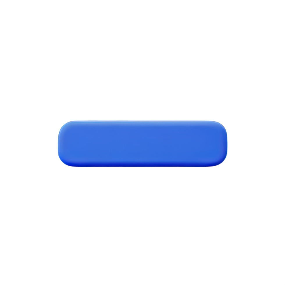 rectangle Button 3d element png