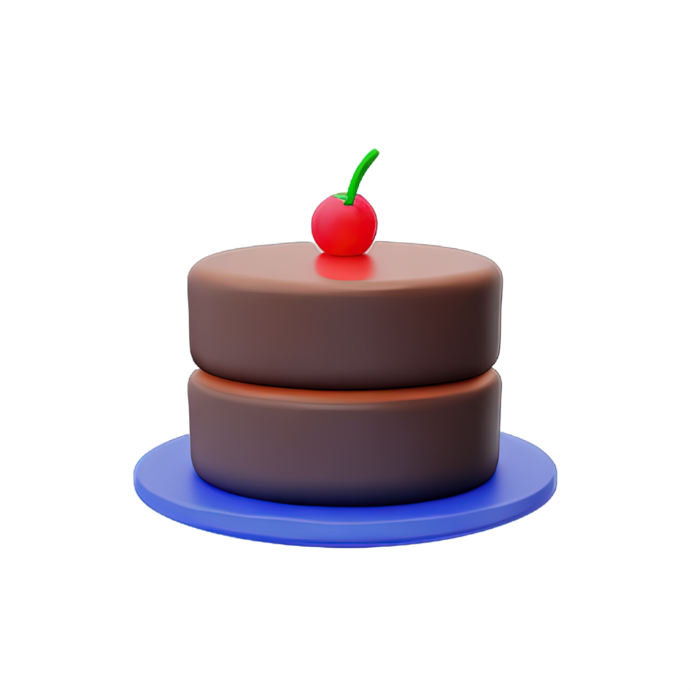 Cake 3D element png