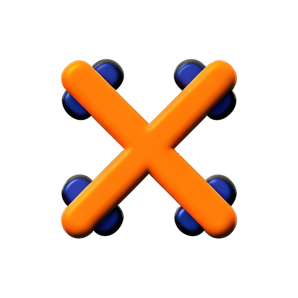 3d icon cross mark png