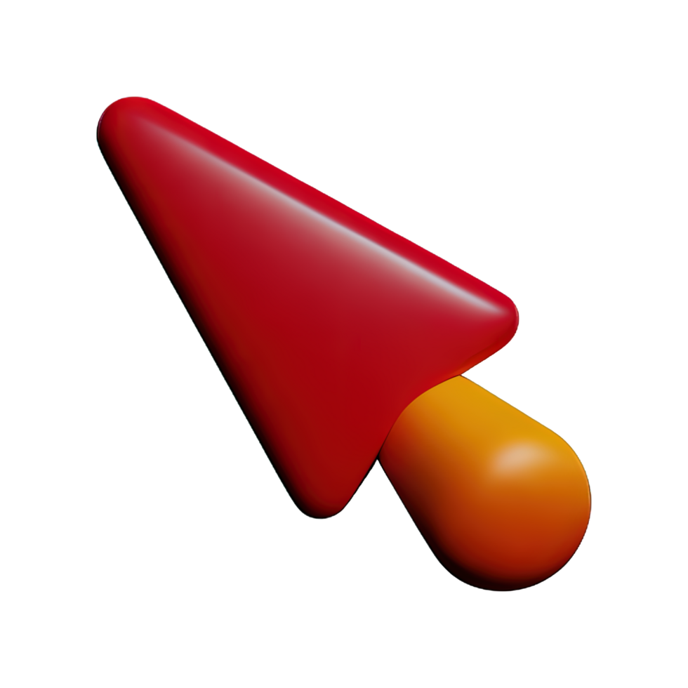 Cursor 3d element png