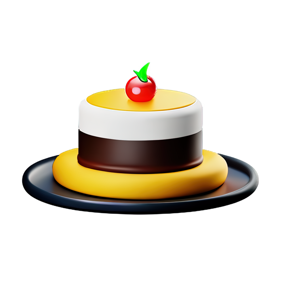 Cake 3D element png