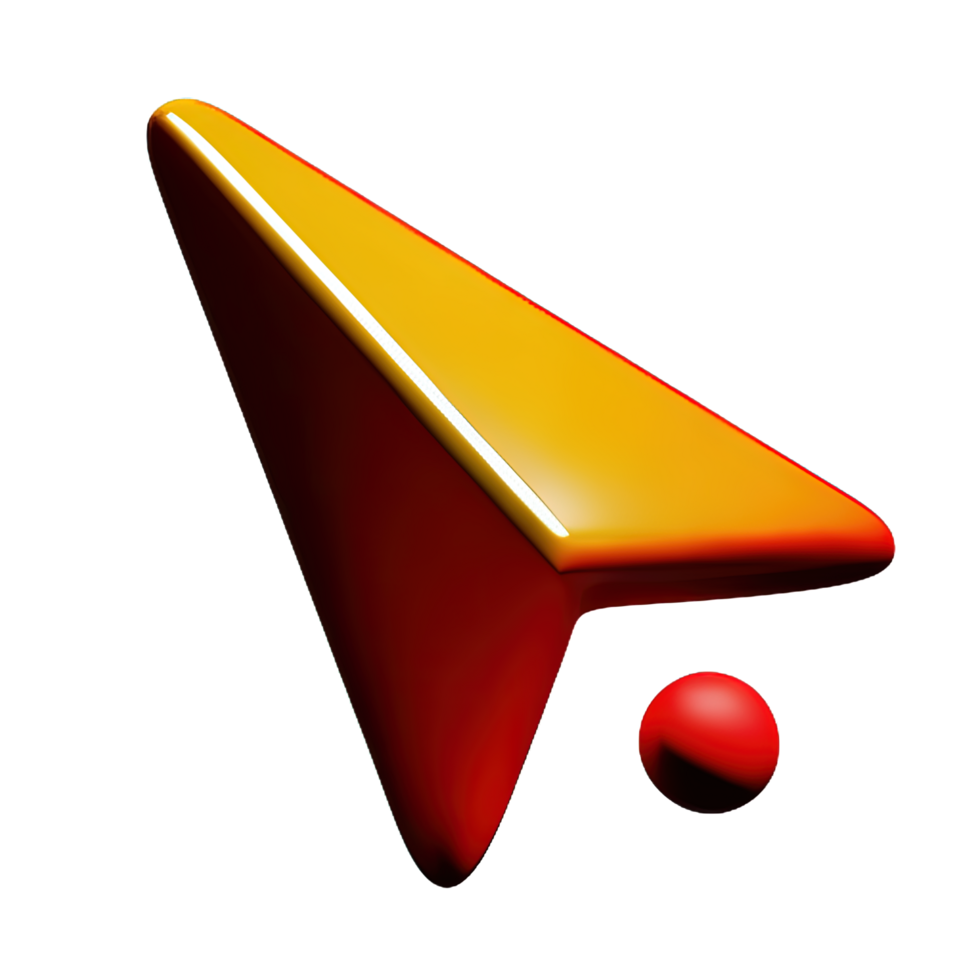 Cursor 3d element png