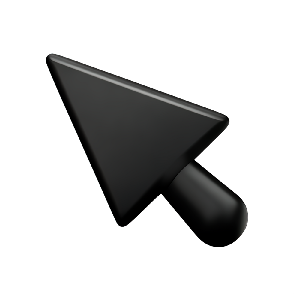 Cursor 3d element png