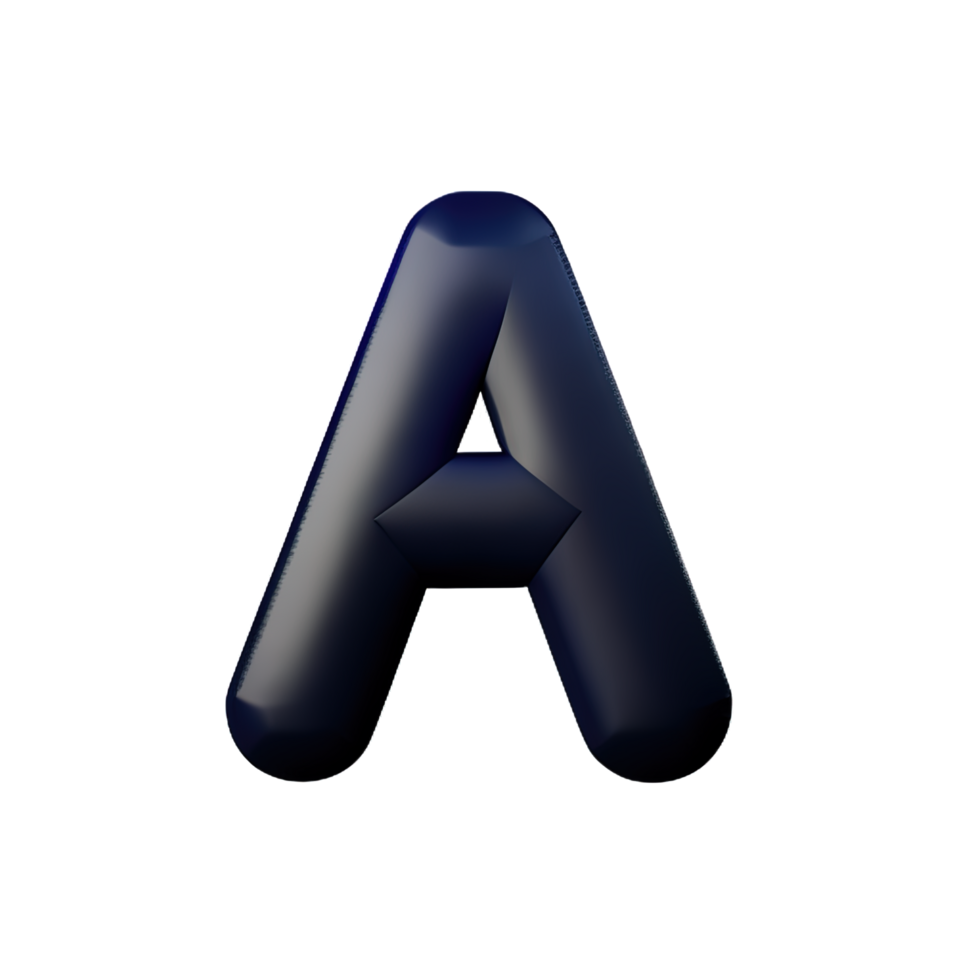 3D-letter a png